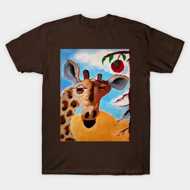 Derp Giraffe T-Shirt by IanWylie87